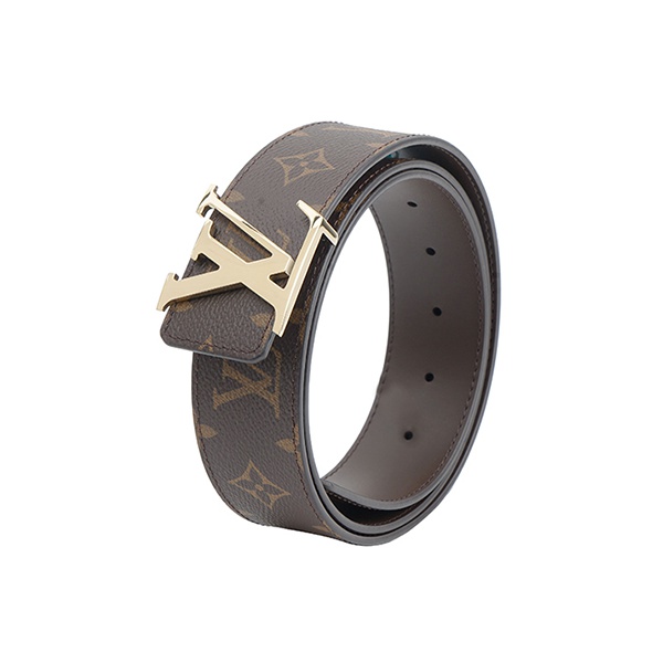 LOUIS VUITTON Monogram Smooth Buckle Cow Leather Leather