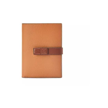 LOEWE Cow Leather Wallet Medium Size Women's Light Caramel/Walnut