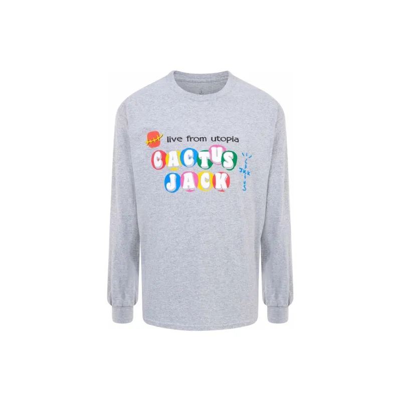 Travis Scott T Shirts Men Gray-0