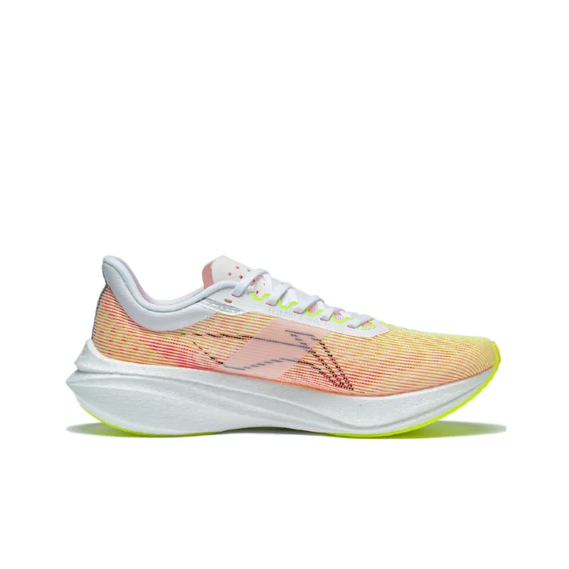 LiNing Feidian 3 Challenger Cushioning Anti-Slip And Wear-Resistant Low-Top Running Shoes Women's Pink White-1