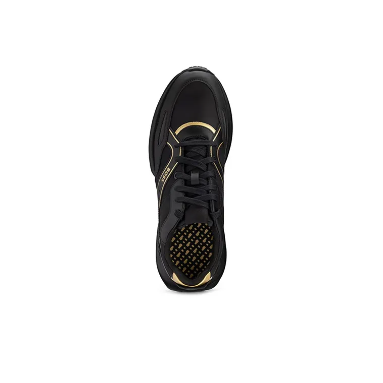 HUGO BOSS Cushioning Low-Top Sports Casual Shoes Men's Black-2