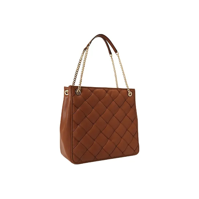 MICHAEL KORS Artificial Leather Tote Bag Shopping Bag Shoulder Bags Large Size Women's Leather Brown-1