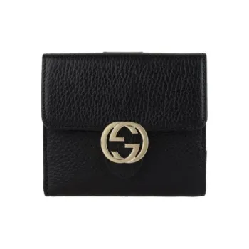 GUCCI Interlocked Gg Wallet Small Black