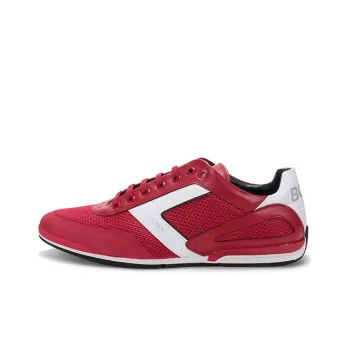 HUGO BOSS Casual Shoes Men Low-Top White/Red