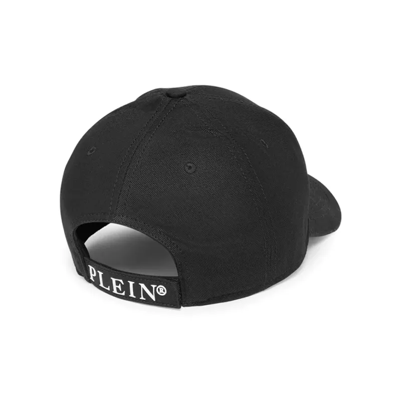 PHILIPP PLEIN Cotton Baseball Caps Unisex Black-1