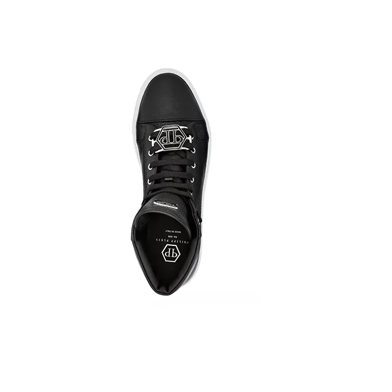 PHILIPP PLEIN Stylish Skateboarding Shoes Men's Black-2