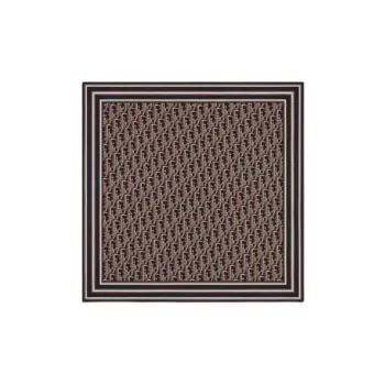 DIOR Silk Scarf Men's Brown/Black