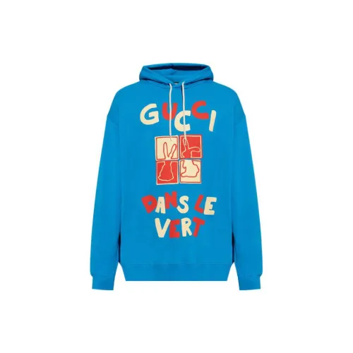 GUCCI Year Of The Rabbit Sweatshirts Men Blue