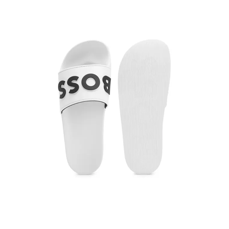 HUGO BOSS Pool Slides White-4
