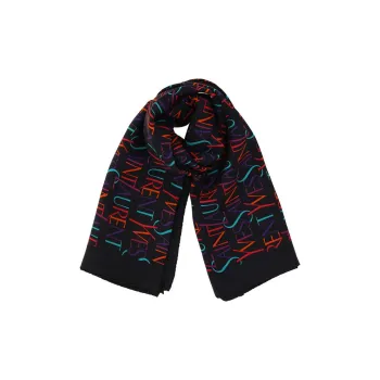 SAINT LAURENT Silk Scarves Women's Blue