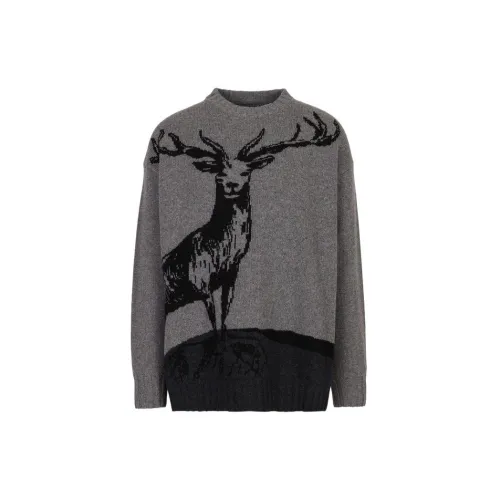 EMPORIO ARMANI Sustainable Collection Sweaters Men Gray