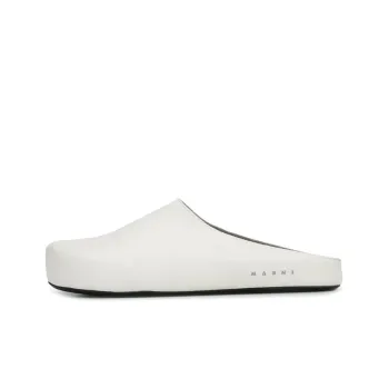 MARNI Logo Print Slippers