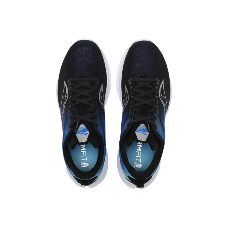 Saucony Kinvara 13 Cushioned Wear-Resistant Breathable Low-Top Casual Running Shoes Unisex Blue Black-2