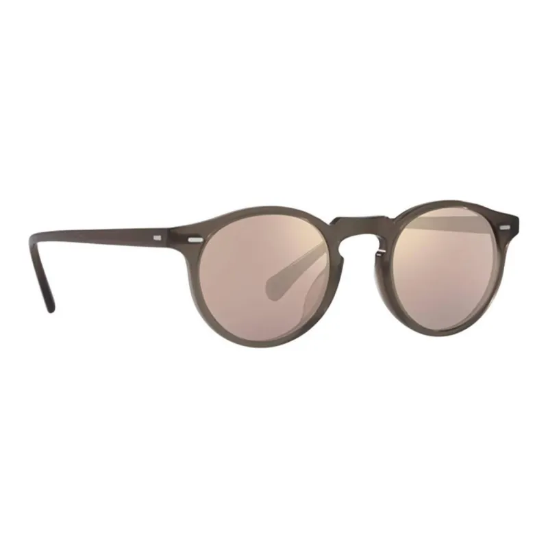 Oliver Peoples Gregory Round frame Sunglasses-1