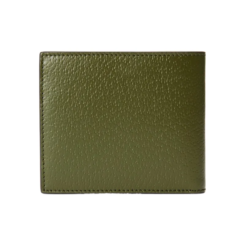GUCCI GG Marmont Leather Wallet Men's Forest Green-2
