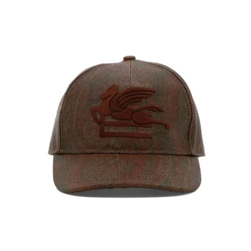 ETRO Baseball Caps Women's Red Brown