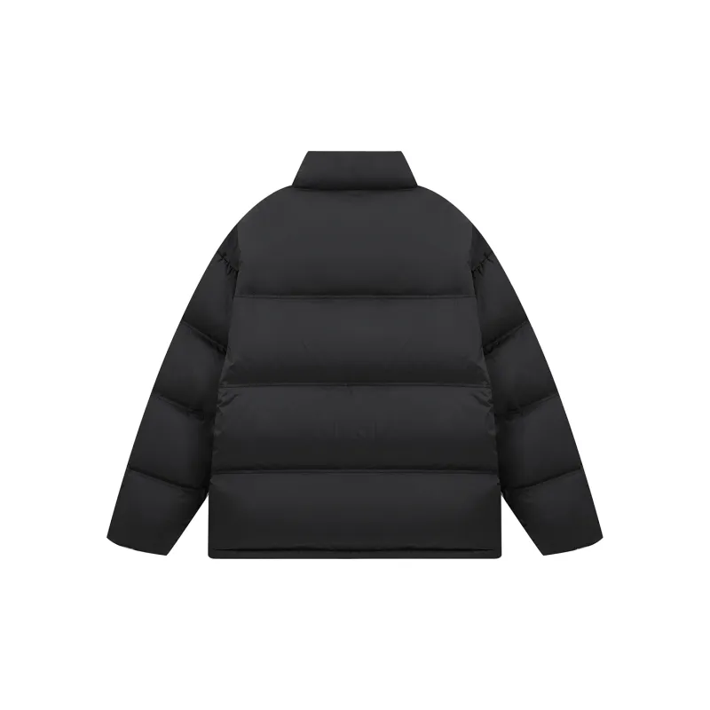 CONKLAB Solid Color Stand Collar Without Hood Loose Fit Down Jacket Unisex-1