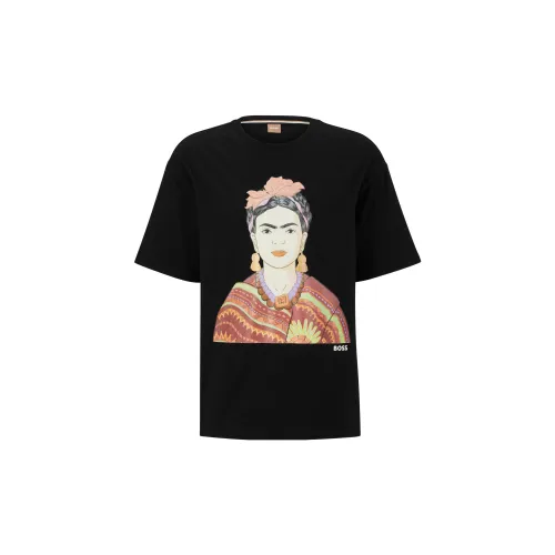 HUGO BOSS X Frida Kahlo T-Shirts Unisex Black