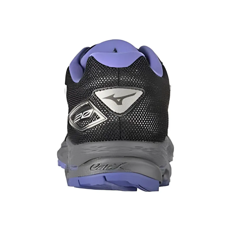 Mizuno Cushioning Anti-Slip And Wear-Resistant Low-Top Running Shoes Women's Black Gray Purple-3
