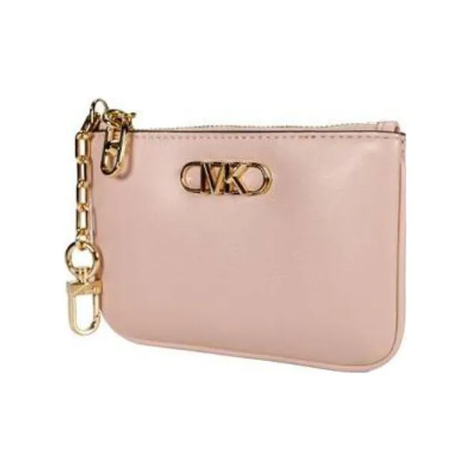 MICHAEL KORS PARKER Leather Wallet Small Size Women's Pink-2