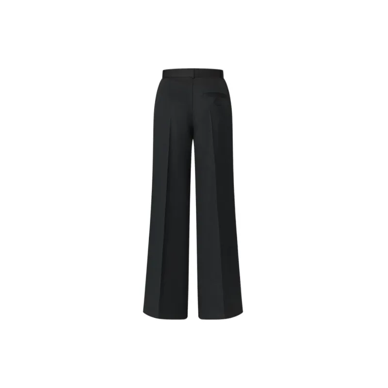 LOUIS VUITTON Louis Vuitton X Yayoi Kusama SS23 Casual Pants Women's Black-1
