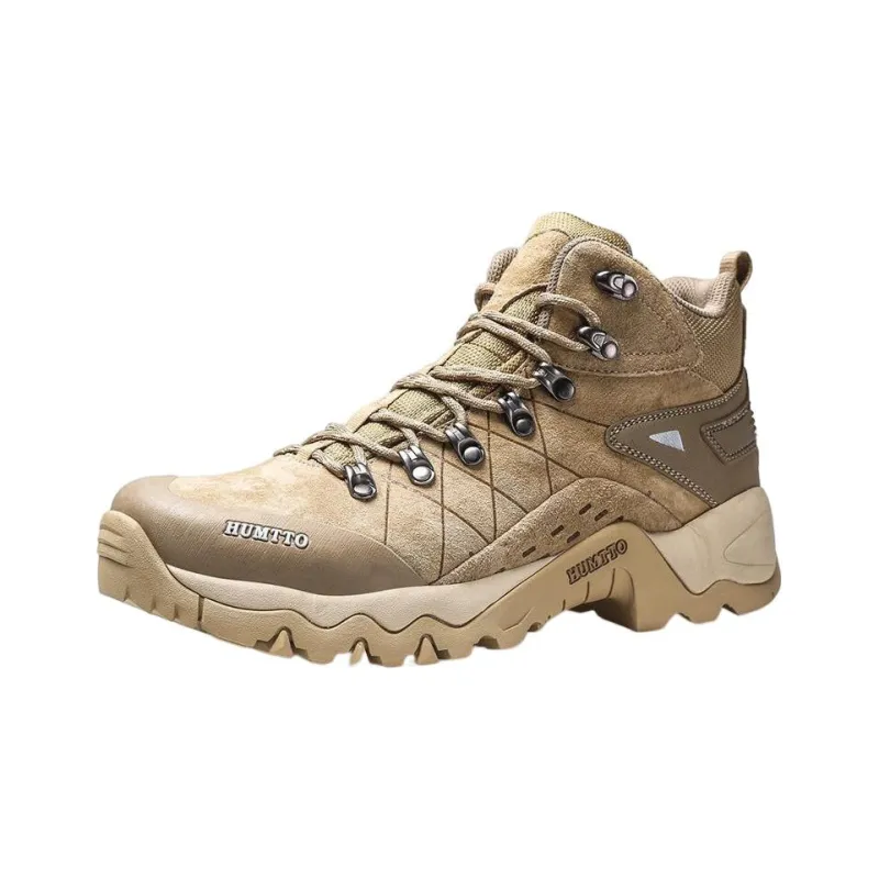 HUMTTO Anti Slip Wear Resistant High Top Outdoor Shoes Men's Sand-1