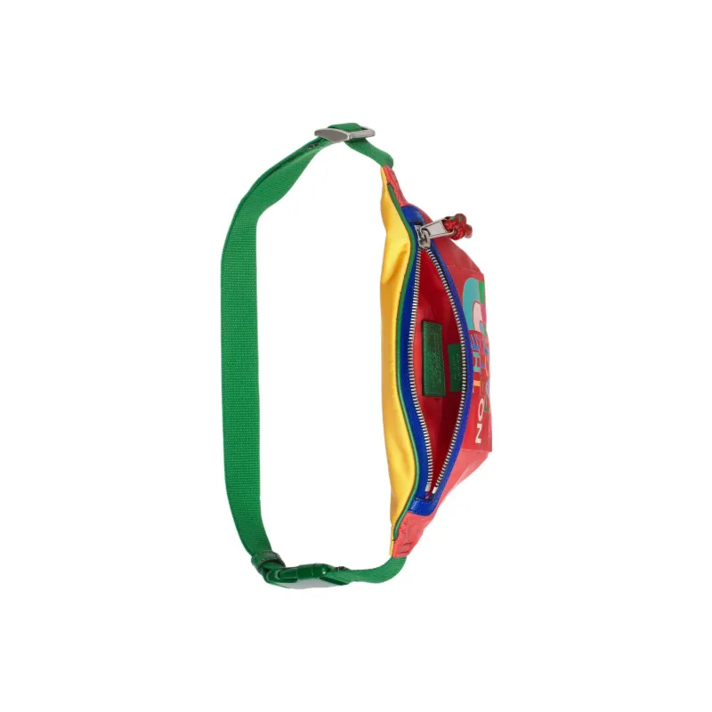 GUCCI The North Face Collaboration Nylon With Leather One Shoulder Crossbody Bag Sling Bag Fanny Pack Men's Pink/Blue-4