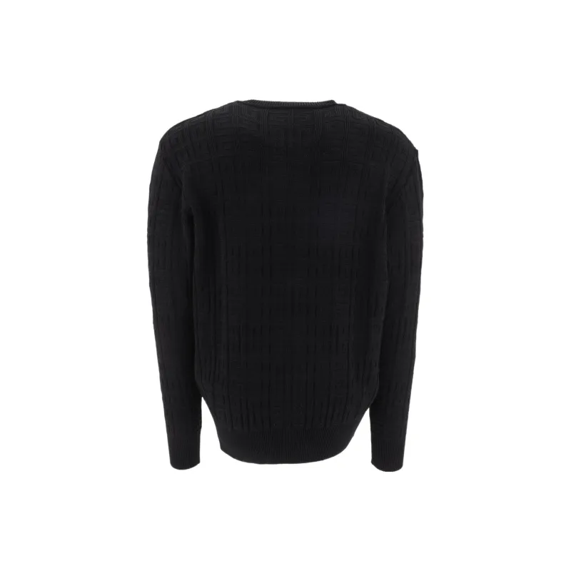 Givenchy Textured All Over 4G Crewneck Sweater-1