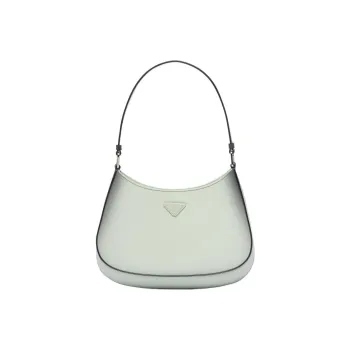 PRADA Cleo Leather Hobo Bag Handbag Shoulder Bag Women's Gradient Green