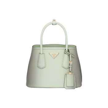 PRADA Leather Tote Bag Shopping Bag Shoulder Bag Crossbody Bag Handbag Mini Women's Gradient Green