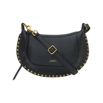 ISABEL MARANT Cow Leather Crossbody Bag, Shoulder Bag Women's Black