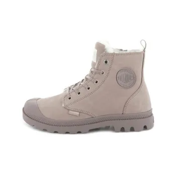 Palladium Pampa Martin Boots Women's Gray Pink