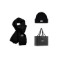 Black Beanie+Black Scarf Gift Box