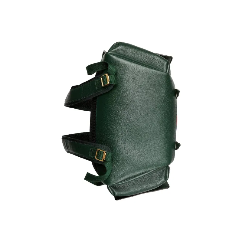 GUCCI Ophidia Leather Backpack Medium Size Men's Green-6