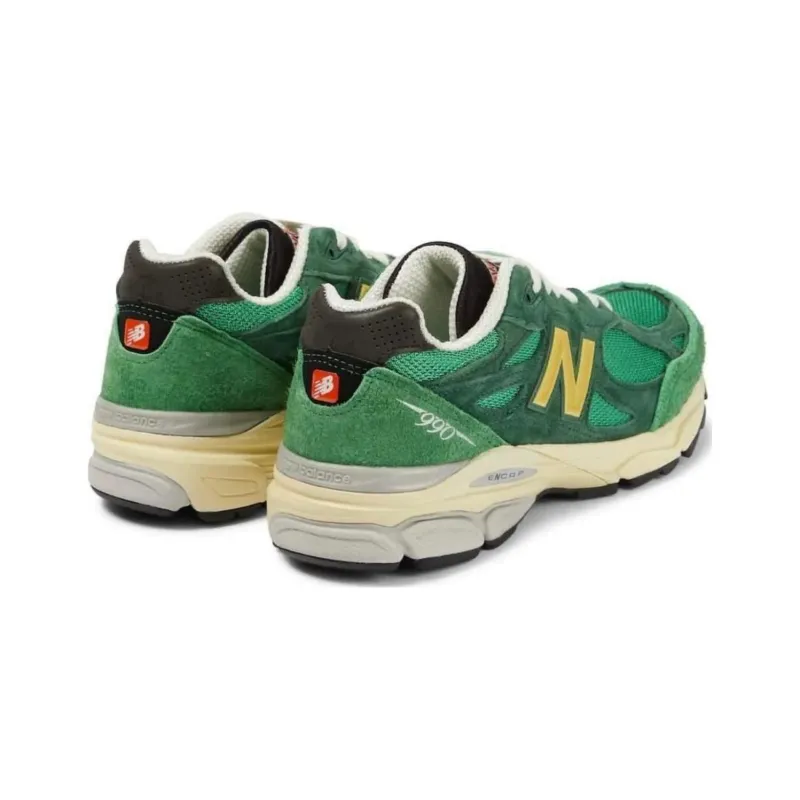 New Balance 990v3 MiUSA Varsity Green Gold-4