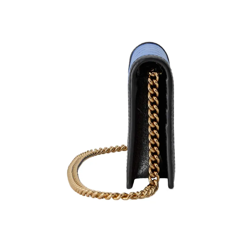 GUCCI Horsebit 1955 Logo Canvas Phone Bag-3