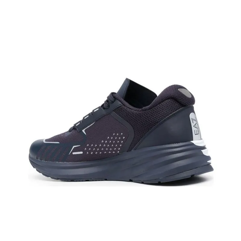 EMPORIO ARMANI EA7 Cushioning Low-Top Sports Casual Shoes Unisex Blue White-3