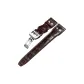 Silver Buckle Brown Leather