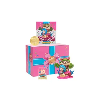 LEAGUE OF LEGENDS Teemo The Swift Scout League Of Legends 10th Anniversary Limited Annie Gift Box Set Chibi Figures