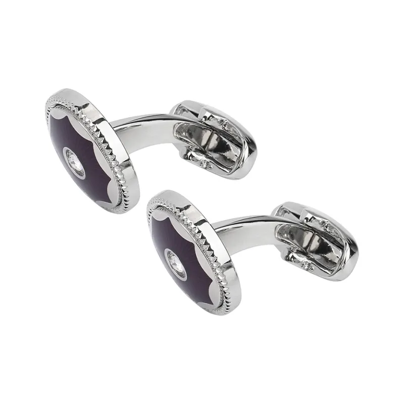 MUSTKOO Copper Crystal Cufflink Men's-2