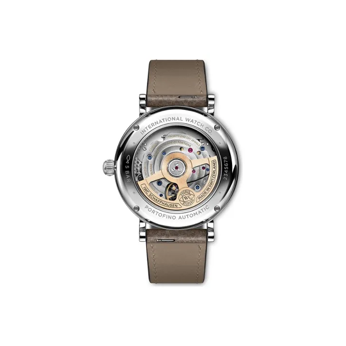 IWC Portofino Automatic Mechanical Movement Women's Watch 37mm Gray Dial Stainless Steel Watch Case-1