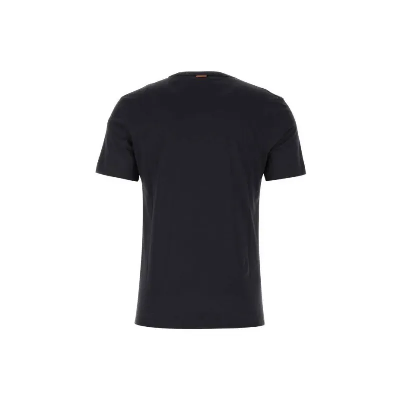 Zzegna Logo Embroidered Crewneck T Shirt-1