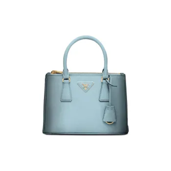 PRADA Galleria Killer Bag Calfskin Shoulder Bag Crossbody Bag Handbag Small Size Women's Gradient Light Blue