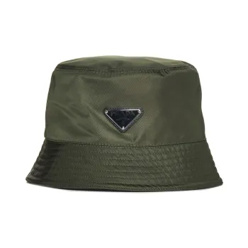 PRADA Logo Plaque Bucket Hat