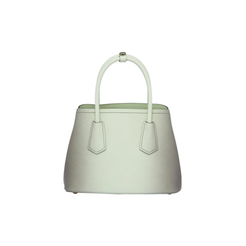 PRADA Leather Tote Bag Shopping Bag Shoulder Bag Crossbody Bag Handbag Mini Women's Gradient Green-1