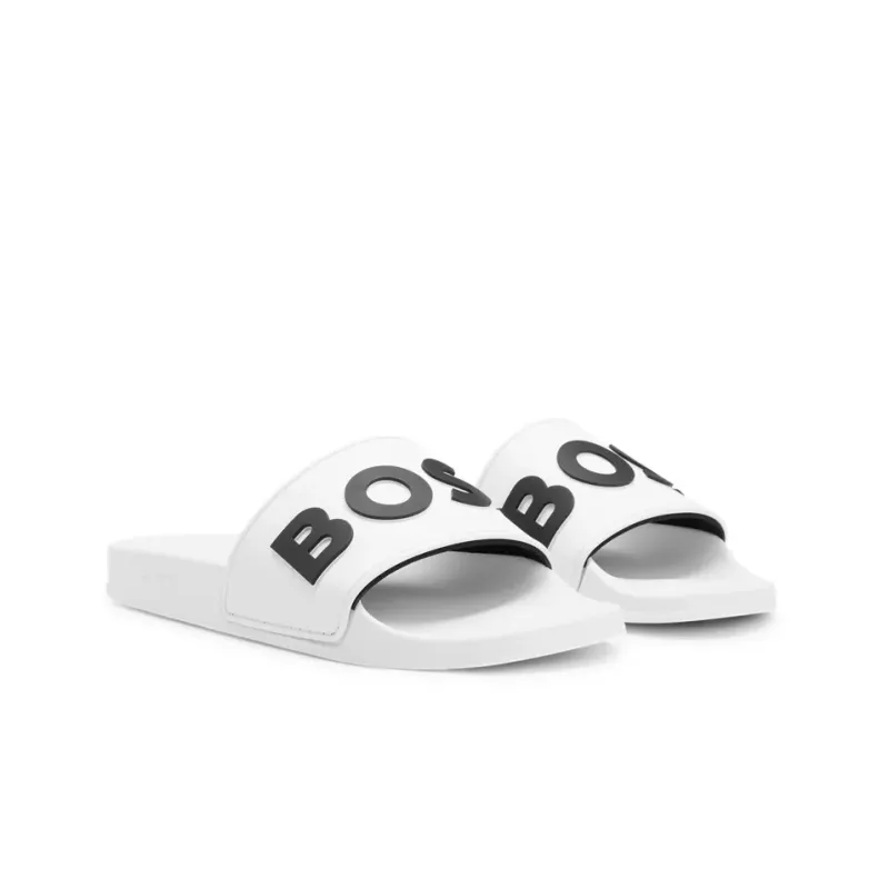 HUGO BOSS Pool Slides White-1