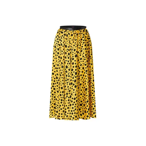 Yayoi Kusama LOUIS VUITTON X Yayoi Kusama Casual Long Skirts Women's Yellow