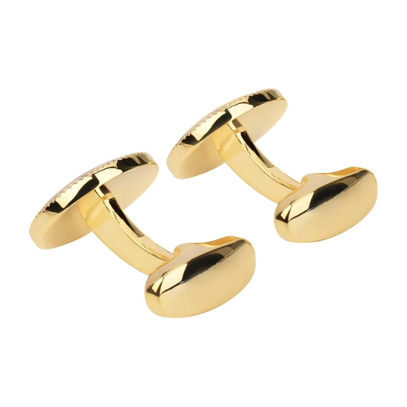 MUSTKOO Copper Crystal Cufflink Men's-12