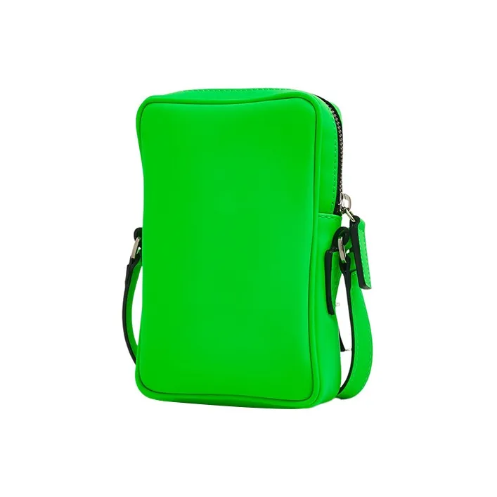VERSACE Calfskin Shoulder Bag Crossbody Bag Small Size Men's Green-1