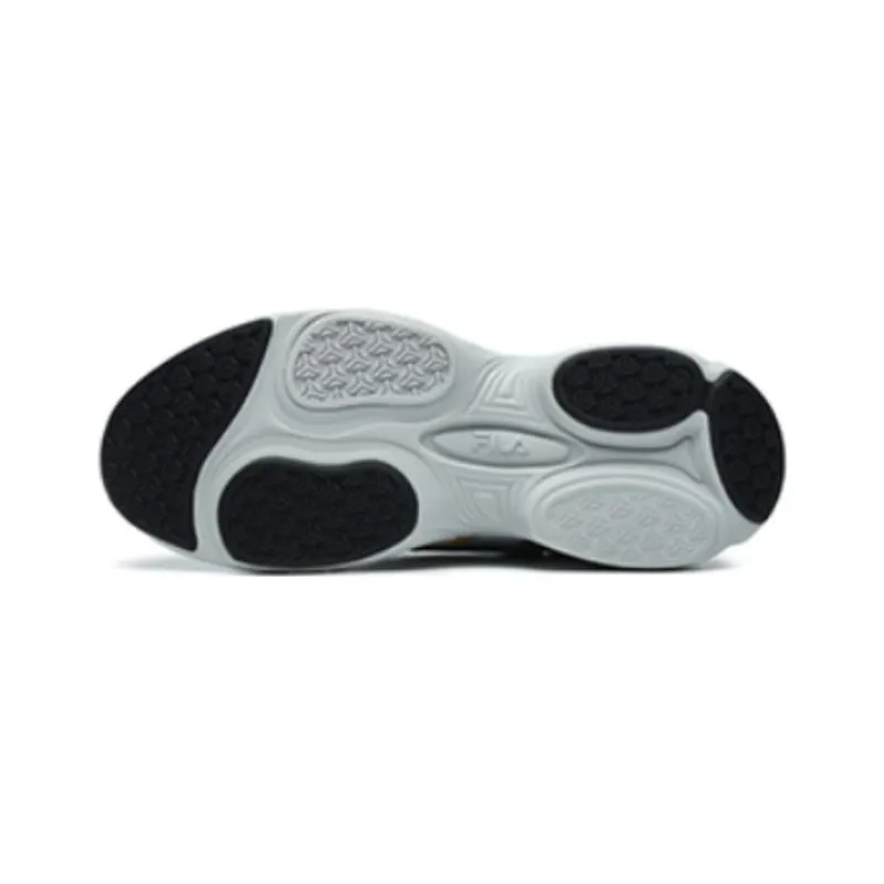FILA Cube Cushioning Anti Slip Wear Resistant Breathability Low Top Casual Shoes Men's Lunar Rock Gray-4